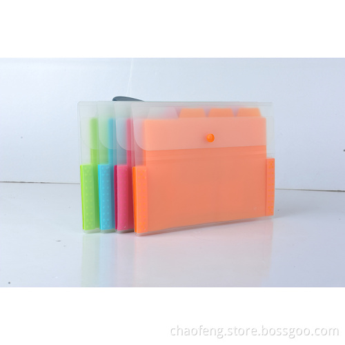 5 pockets coupon size expanding folder